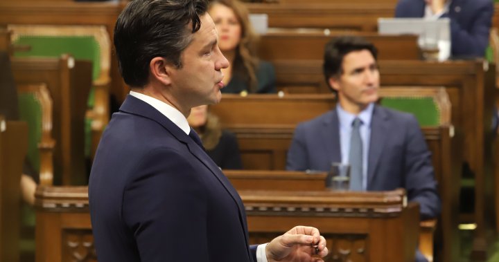 Poilievre’s 2nd non-confidence motion against Trudeau government fails – National