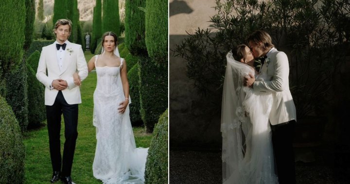 Millie Bobby Brown and Jake Bongiovi share romantic wedding photos – National