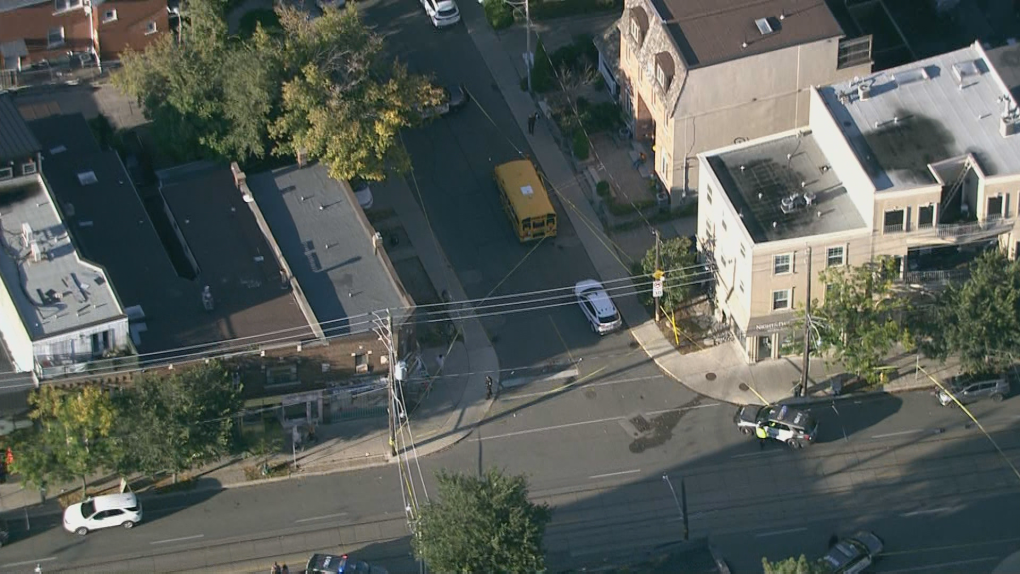 Woman in critical condition after being struck by bus in Toronto