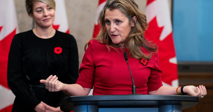 Amid Trump trade worries, China tariffs give Canada ‘firm’ ground: Freeland – National