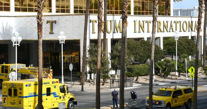 Tesla Cybertruck explodes outside Trump hotel in Las Vegas, killing 1 – National