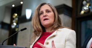 Freeland would ‘replace’ carbon price if Liberal leader, source says