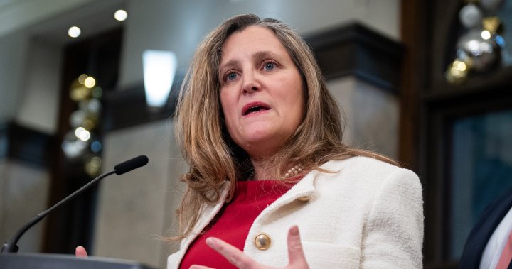 Freeland would ‘replace’ carbon price if Liberal leader, source says