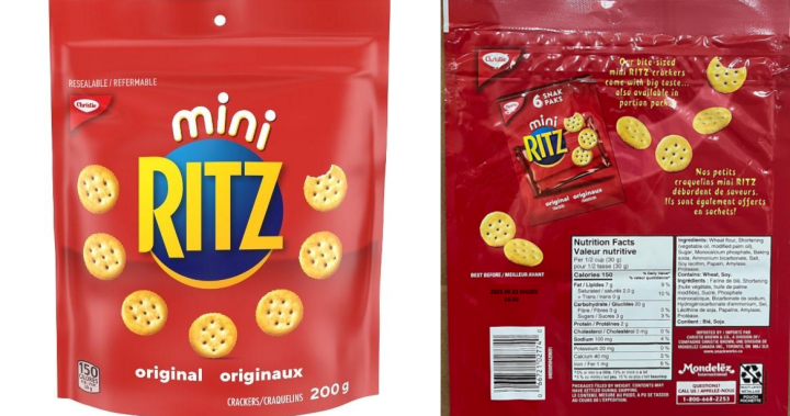 Mini Ritz crackers are being pulled off shelves in Canada. Here’s why – National