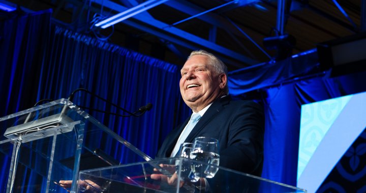 ‘We have made history’: Ford, PCs make it an Ontario majority three-peat