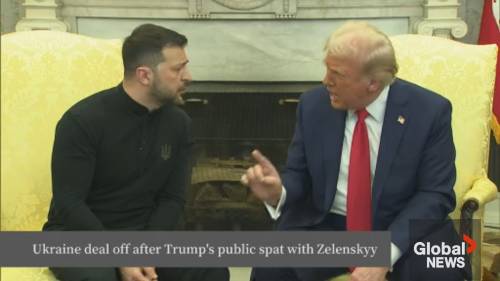 Ukraine deal off after Trump’s public spat with Zelenskyy